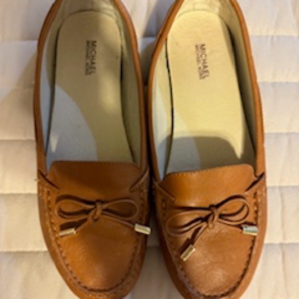 Michael Kors, brown, soft flats